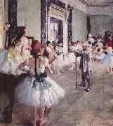 Edgar Degas The Dance Class USA oil painting artist